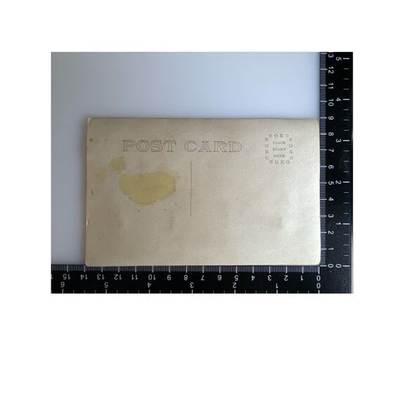 Antique RPPC Postcard Portraits Ephemera Two Women Portrait Greeting Card Sepia - Picture 3 of 3